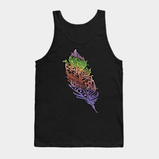 Color Feather Tank Top